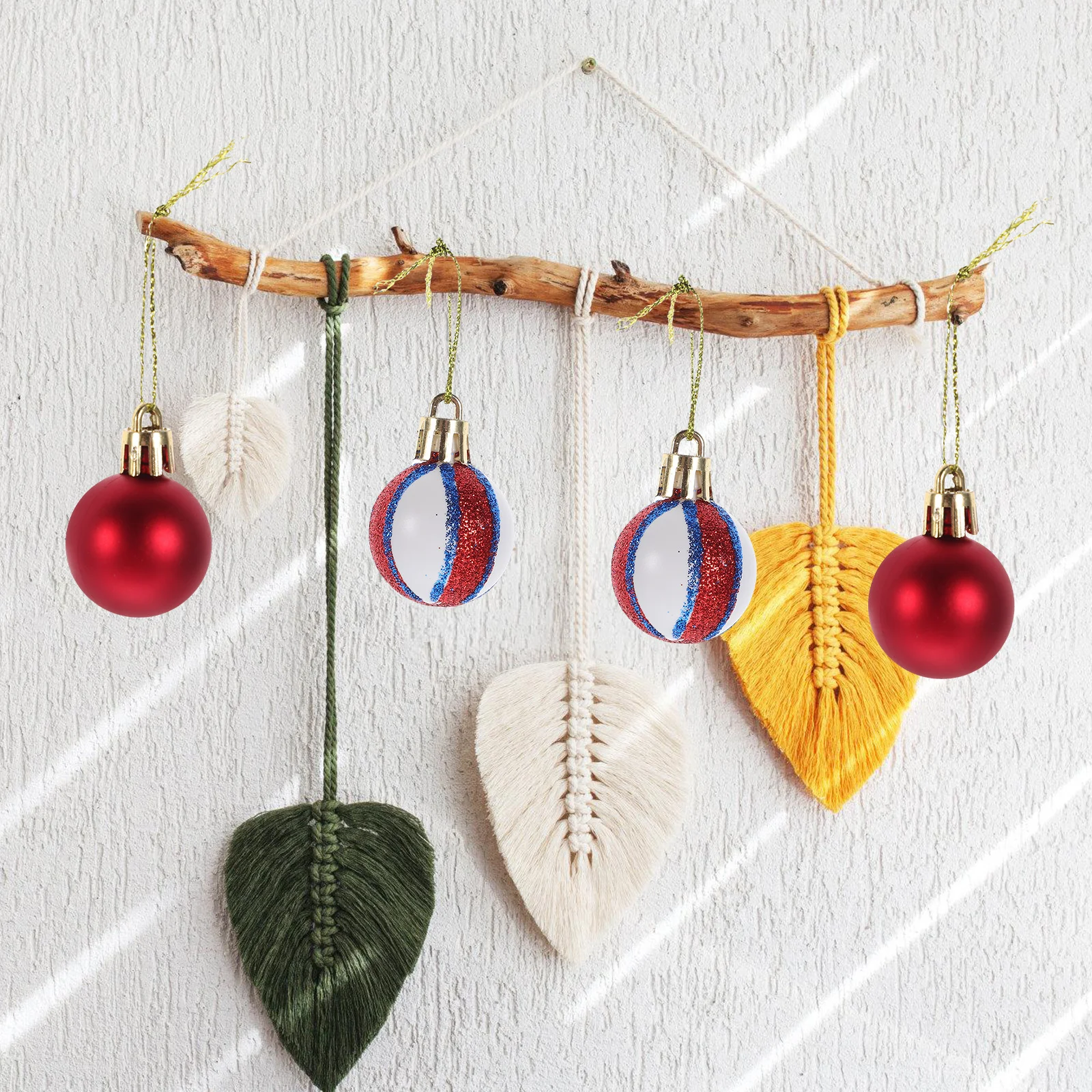 

54pcs Flag Hanging Decorations Patriotic Hanging Ball Independence Day Party Supplies National Day Pendants Tree Wall Door