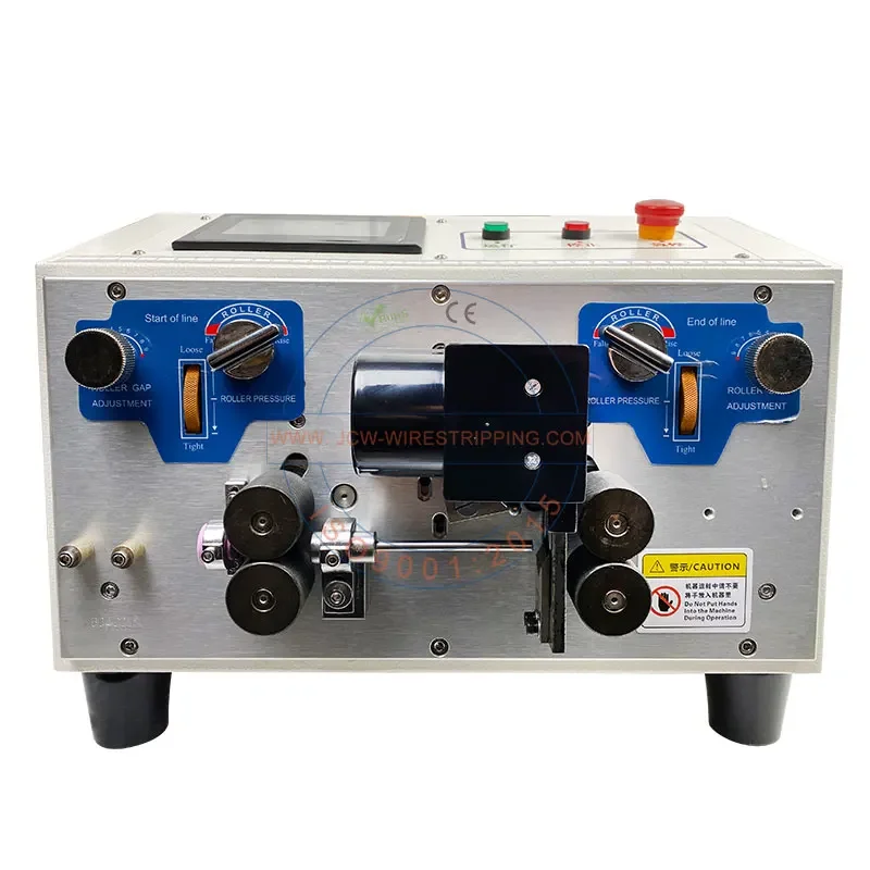 JCW-CS02 Electric wire measuring cutting and stripping machine small cable cut peeling equipment up to 6 sqmm