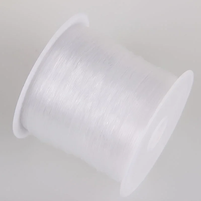 Transparent Crystal DIY Beading Stretch Cords Elastic Fishing Line Jewelry Making Supply Wire Pearl Beads String Accessories