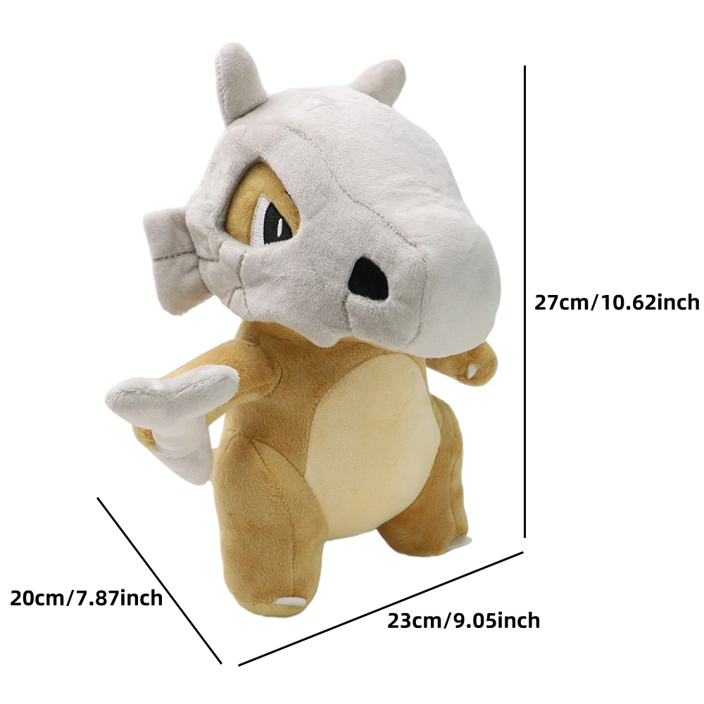 Original Cubone Pokemon Stuffed Toys Kawaii Cartoon&Cute Plush Dolls Throw Pillow Birthday Gift For Kids Friends Boys