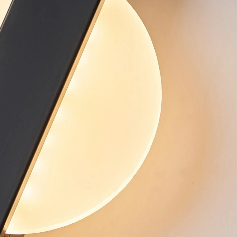 LED الحد الأدنى الحديثة سحب الحبل التبديل الجدار مصباح لغرفة النوم السرير غرفة المعيشة دراسة الممر تركيبات الإضاءة الداخلية #5