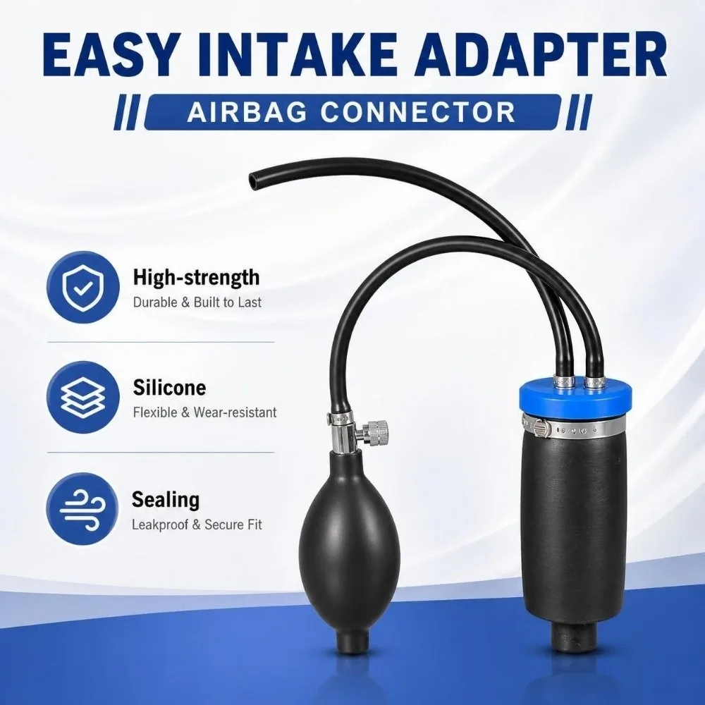 High-strength Smoky Leak Finder Device Universal Silicone Easy Intake Adapter Airbag Connector Easy Intake Smoke Machine Adapter