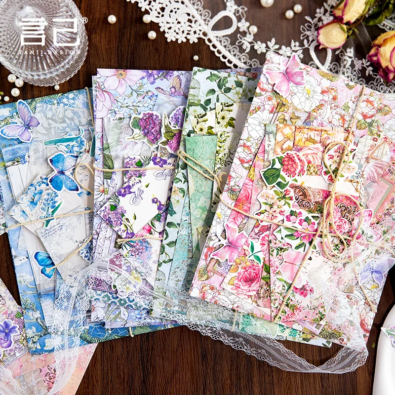 1 pacote/40 peças de papel vin - Embellishments For Scrapbooking avaliação e preço