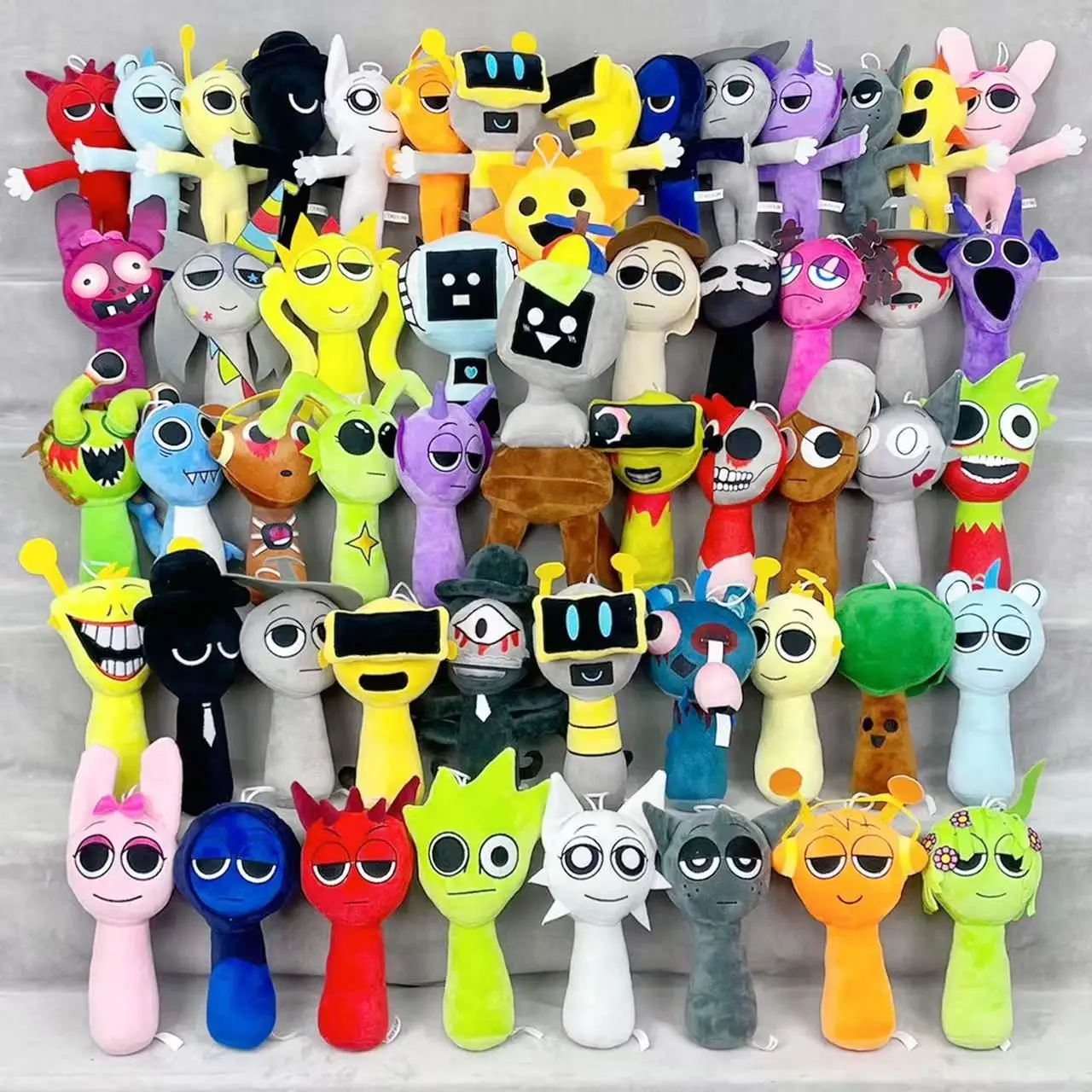 Sprunki Plush Toys Sprunki Incredibox Plushie Doll Singers Oren Wenda Game Cartoon Stuffed Pillow Kids Birthday Christmas Gifts