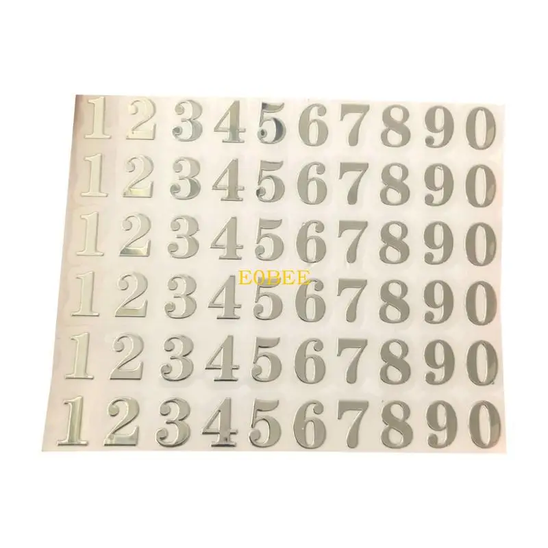 

E0BE 1 Sheet 4mm 9mm Number Sticker Letter Decorative DIY Album Hand Book Diary Scrapbook Gift Stickers Decor Supplies