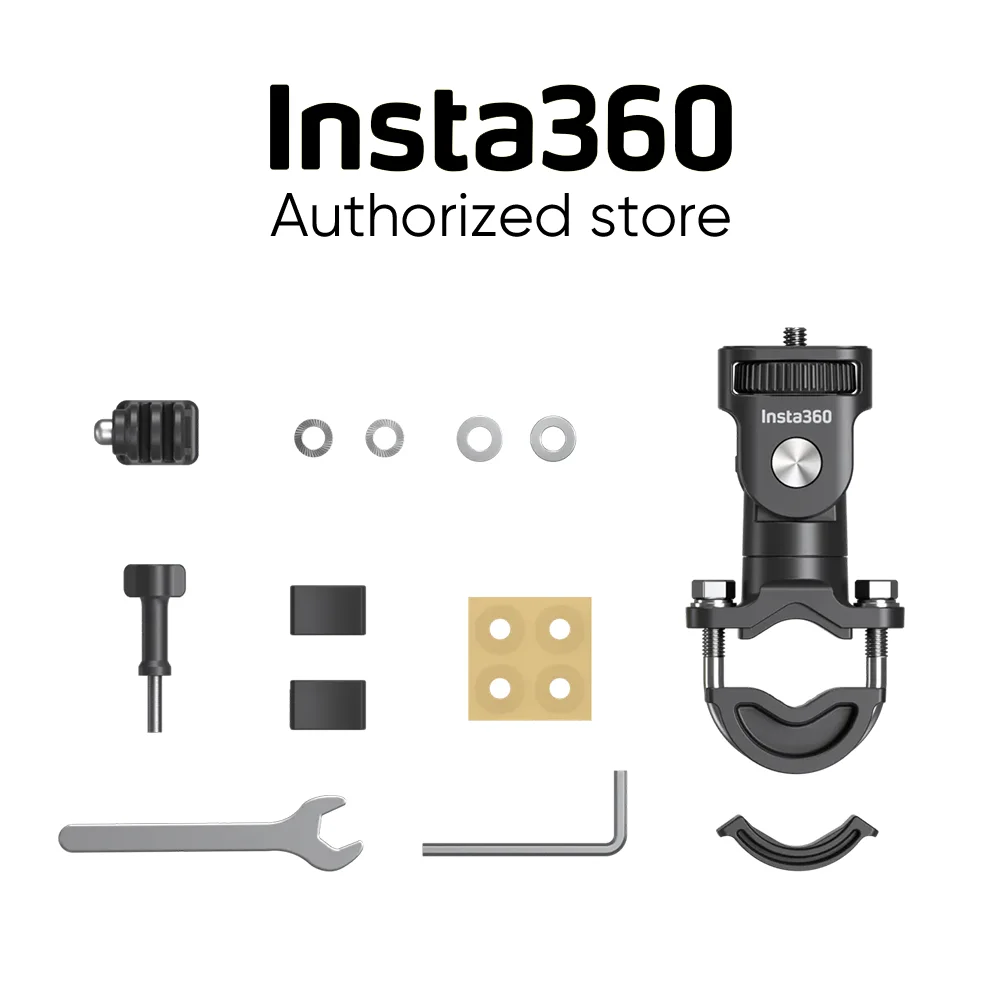 100% 정품 Insta360 오토바이 U-볼트 마운트-공식 360 카메라 액세서리