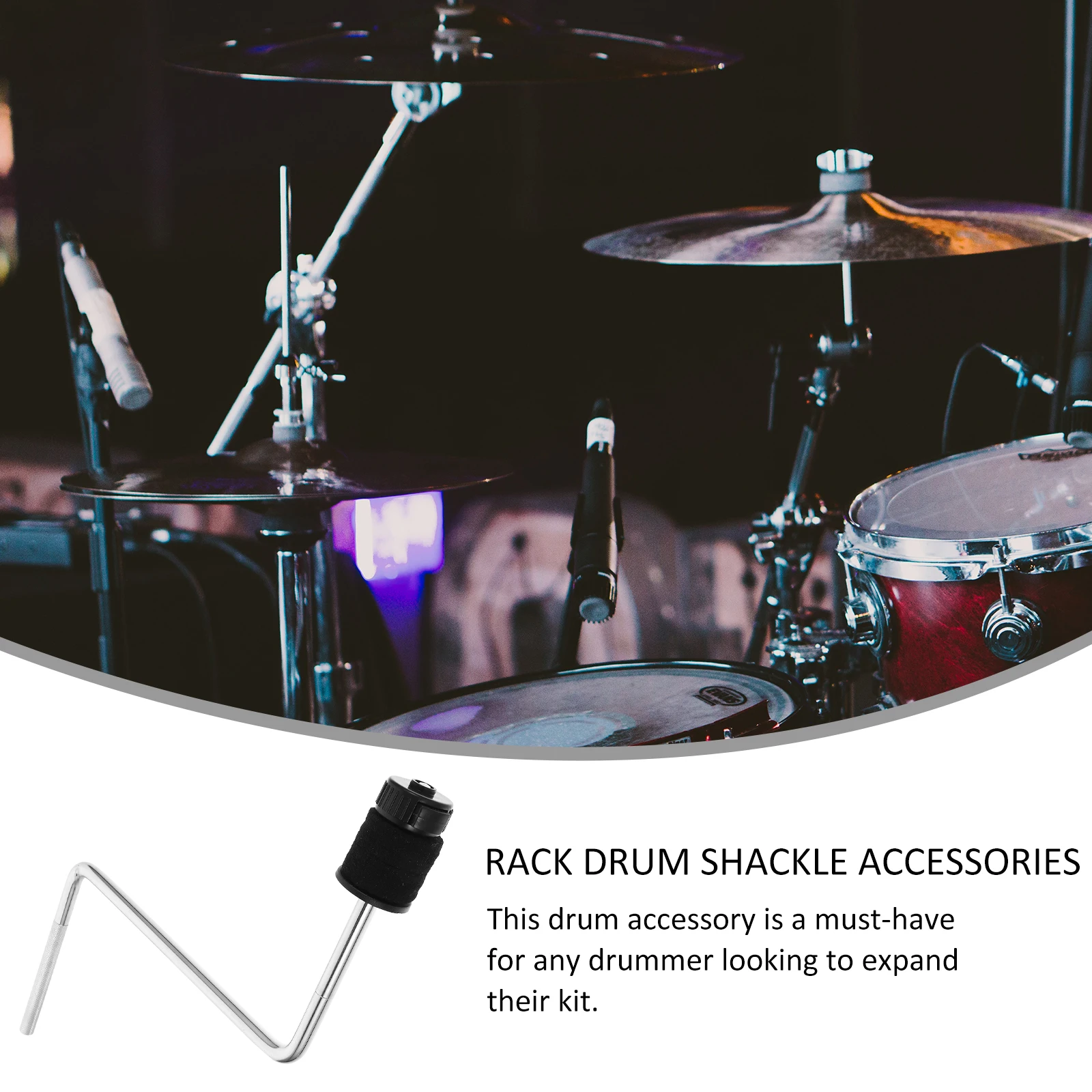 

Shackle Accessories Percussion Instrument Part Performance Display Bracket Snare Tom Drum Mount Stand Holder