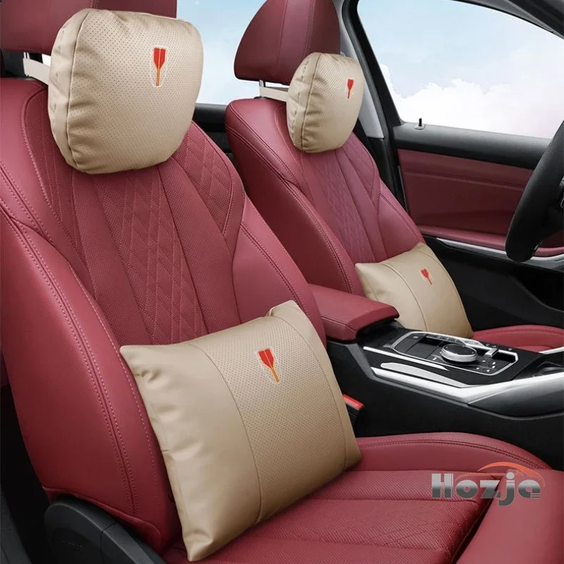

Embroidery Logo Car Headrest Lumbar Cushion Neck Pillow for Hongqi HS7 HS5 H7 H9 E-HS3 H5 L5 HS3 L9 HQ9 HS3 E-HS9 E115 EH7