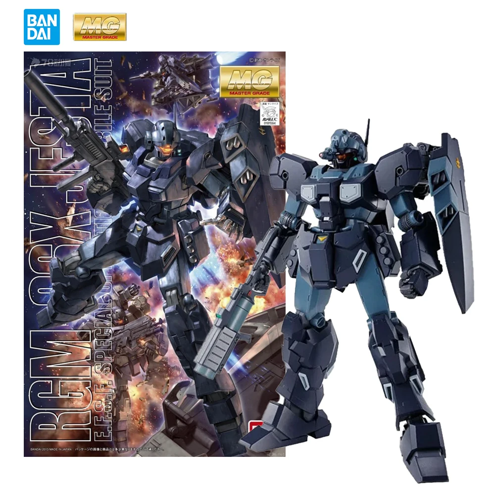 

In Stock Bandai Original Gundam MG 1/100 RGM-96X Jesta Action Model Kit Assemble Toy Birthday Gift Collection for Boys