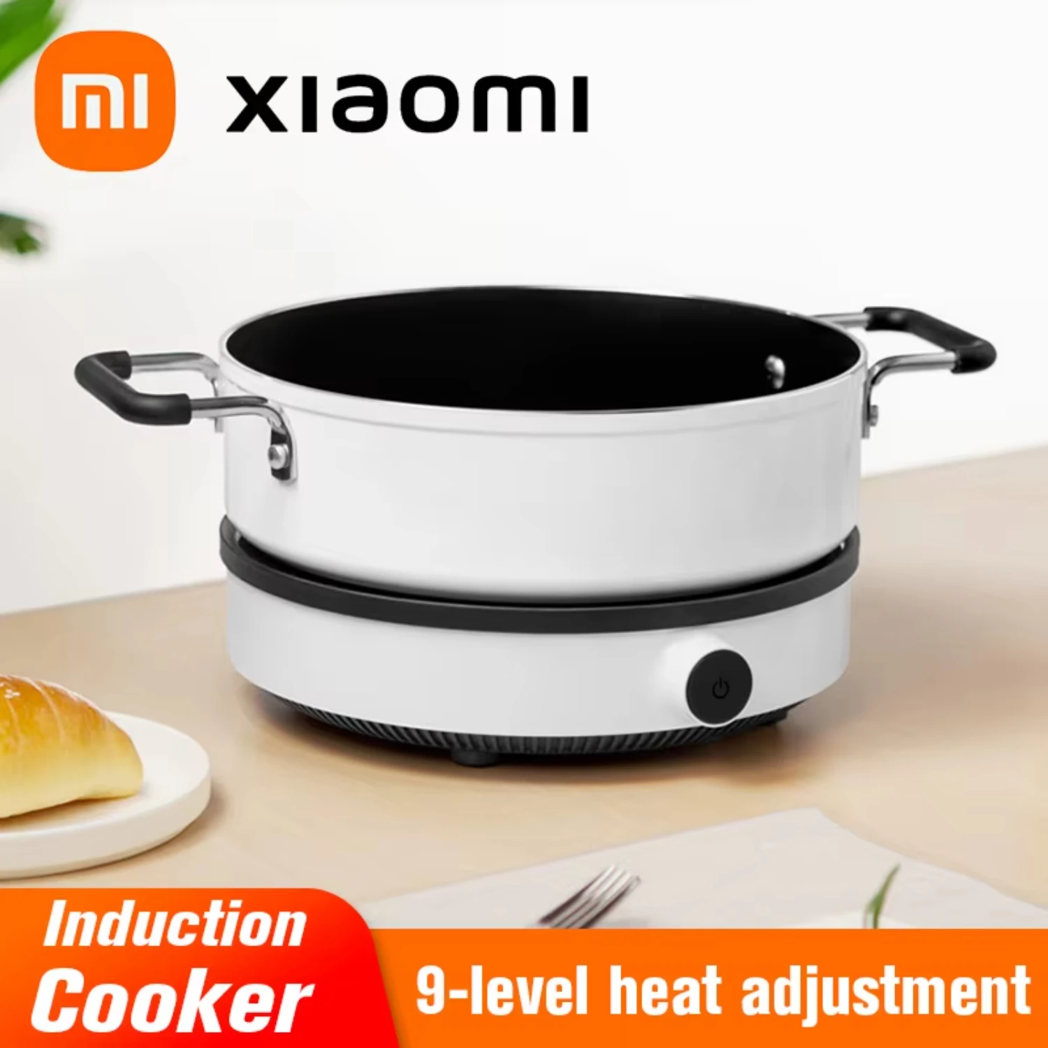 Induction Cooker Youth Edition 2100W Adjustable Smart  Oven Plate Creative Precise Control Cookers Wok Tool