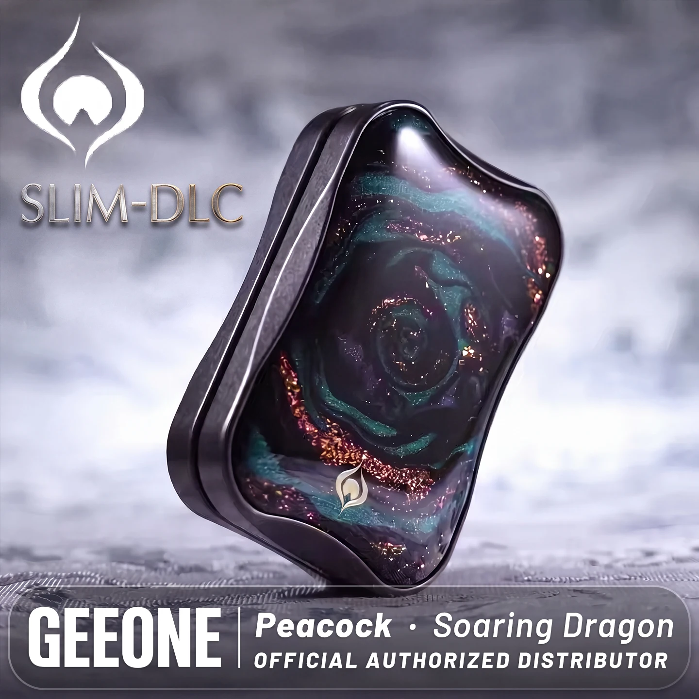 Peacock Aura Sand Soaring DragonFidget Slider Metal Stress Relief Toys Relieves Anxiety EDC Fidget Spinner