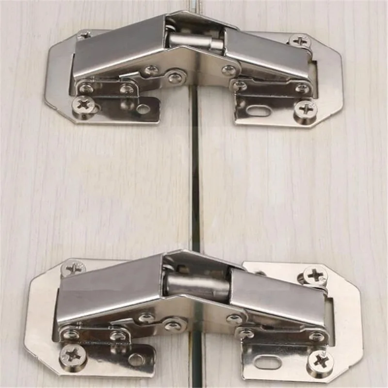 1Pc Cabinet Hinge 90 Degree Cupboard Door Hydraulic Hinges Soft Close With Screws Furniture Hardware with Screws