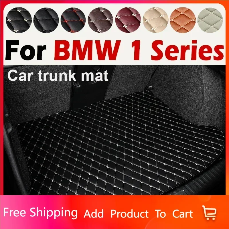 TOP Car Trunk Mat For BMW 1 Series F20 Hatchback 2012 2013 2014 2015 2016 -2018 Cargo Liner Carpet Interior Parts Accessories Co