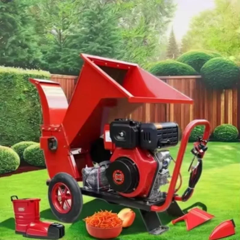 

2025China Sells Small Garden Agricultural Wood Chip Shredder Gasoline Engine Wood Chip Making Machine