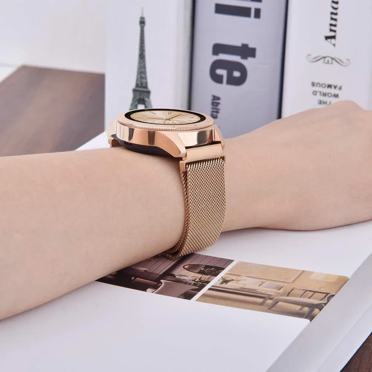 Milanese Loop For Samsung Galaxy watch 7/4/5/pro/4-6 classic/Active 2 40mm strap 20mm 22mm bracelet huawei gt 4-3-2-2e-pro band