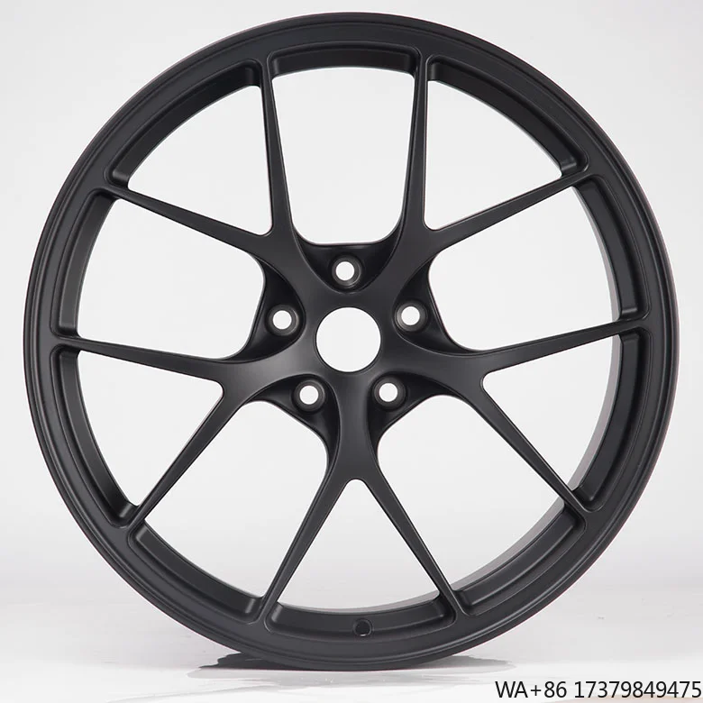 

Custom Matte Black Forged Wheels 19 Inch Monoblock Wheel