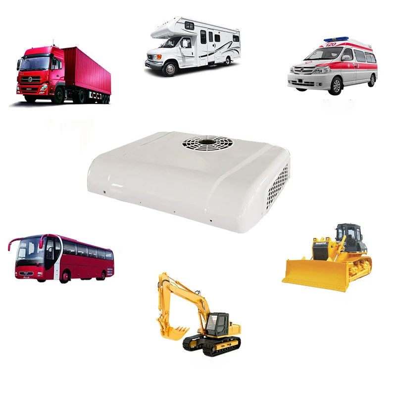 Top Mounted All in One Car air Conditioner 12v24v Electric Truck Heating and Cooling Car air Conditioner RV Truck Parking air Co