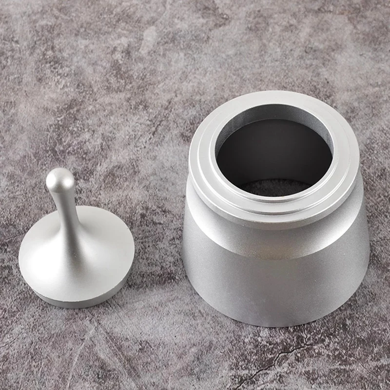 Coffee Dosing Ring Aluminum Alloy Powder Feeder Grinder Brewing Bowl Cup Barista Tool For EK43 51/58Mm Coffee Tamper