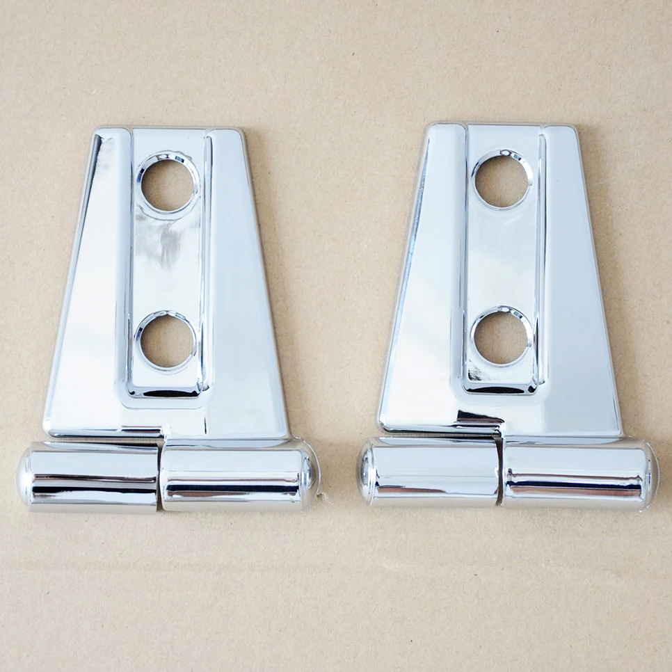 Top Chrome Hood Hinge Covers for Jeep Wrangler JK Pair Trim Bezel Protector Accessories Tuning Parts
