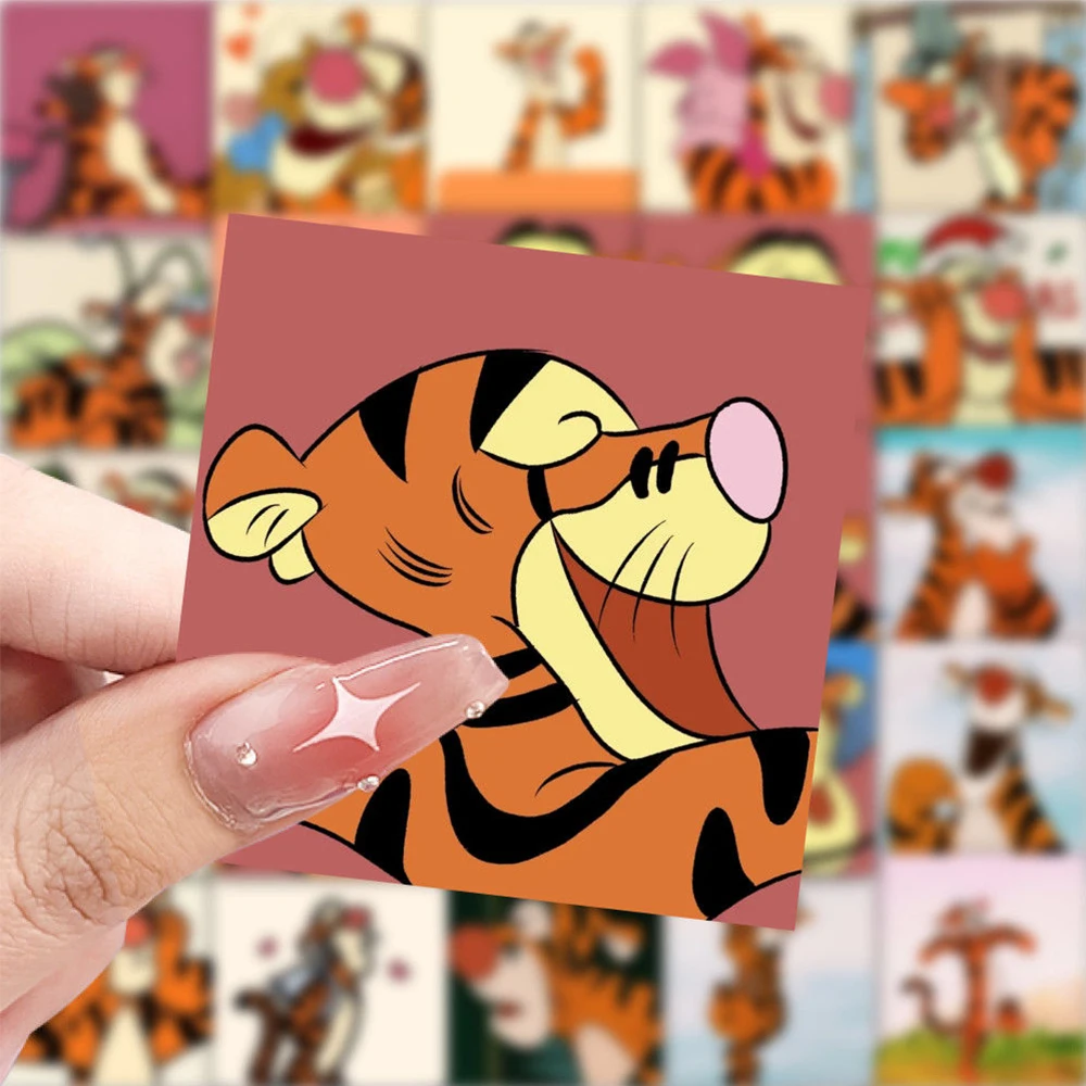 10/30/59pcs Disney Cartoon Tigger Stickers Cute Graffiti Decals Kid Toy DIY Notebook Fridge Laptop Kawaii Classic Sticker Decor