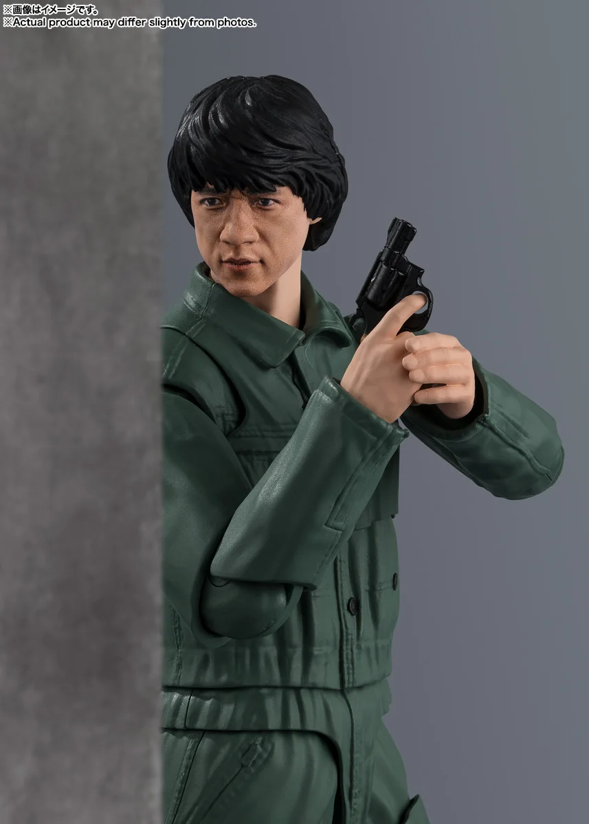 Officially Licensed BANDAI SHFiguarts Police Story Inspector Chen Figure Anime Action Model Jackie Chan Figure Genuine Toy