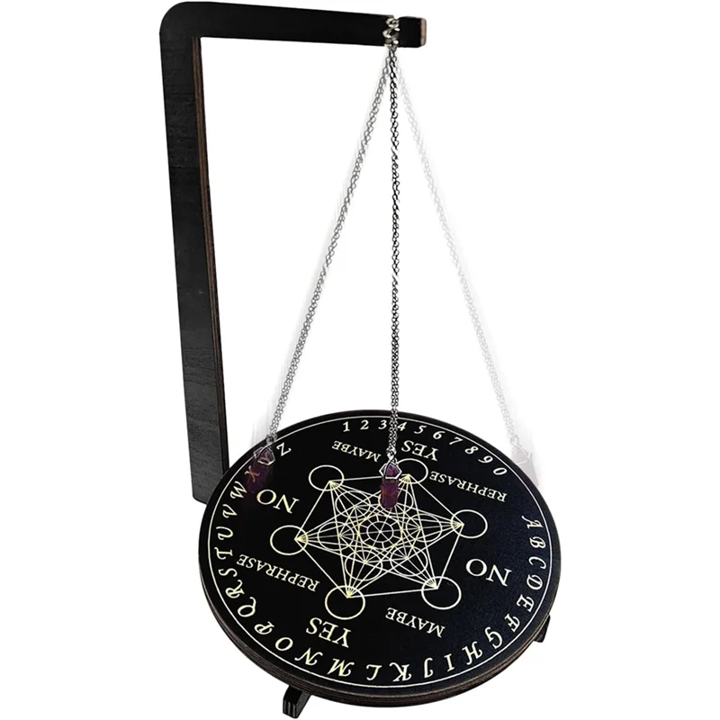 Espositore per pendolo ABAE, supporto per pendolo con pietre ornamentali, espositore in cristallo per gioielli, per la configurazione della lettura
