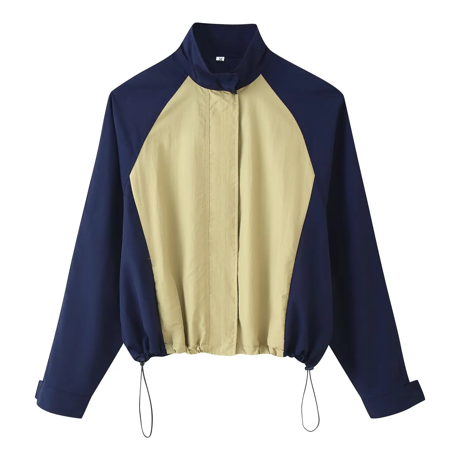 JNLEAOG Autumn New Fashion Color Block Long Sleeve Coat And Pants Set Women's Medium Length Stylish Outfit Polyester Fiber