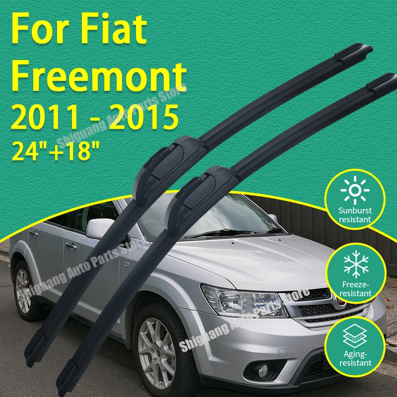 

Передние стеклоочистители с силиконовым покрытием для Fiat Freemont 2011-2015, автомобильные щетки для лобового стекла, аксессуары 2012 2013 2014