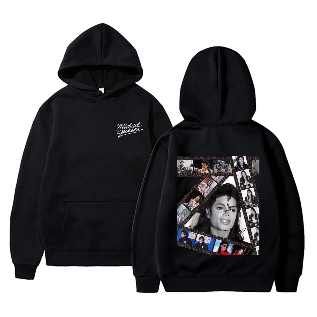 

Classic Retro Michael Jackson Graphic Hoodie Men Women Vintage Gothic Rock Hooded Sweatshirt Male Hip Hop Punk Oversized Hoodies