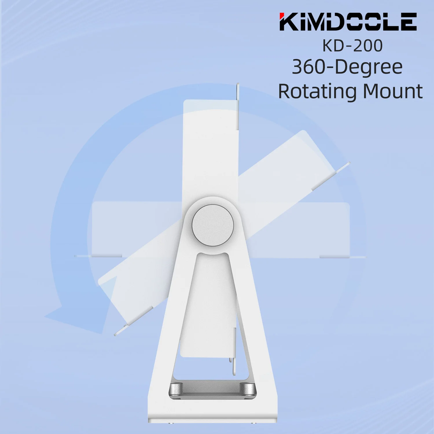 حامل مروحة سطح المكتب متعدد الأغراض من Kimdoole، دوران 360 درجة مناسب لحالات الكمبيوتر 120 مم و140 مم، مراوح تبريد خارجية #5