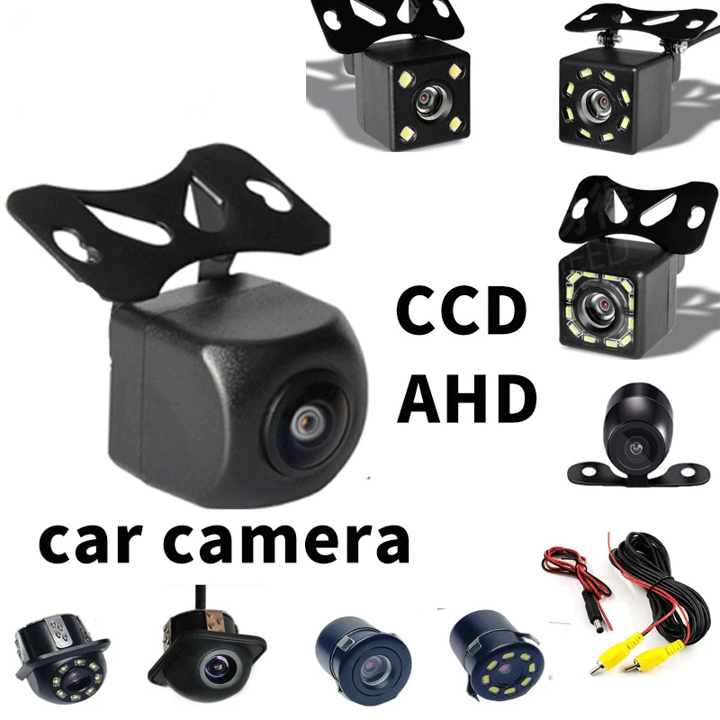 

Inverted Car Camera Starlight Night Vision Rear View Image Punch Small Butterfly Plug-in 4 Lights 8 Lights