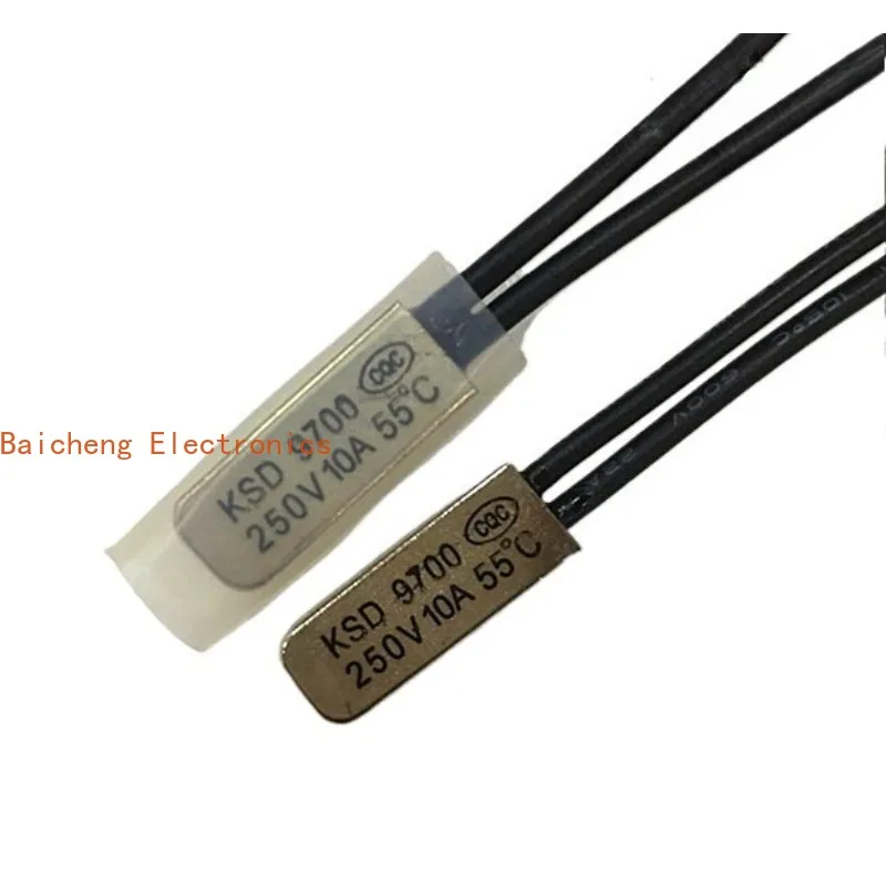 10 pezzi KSD9700 40-160 °   C interruttore termico con protezione termica ingresso normalmente chiuso/normalmente aperto