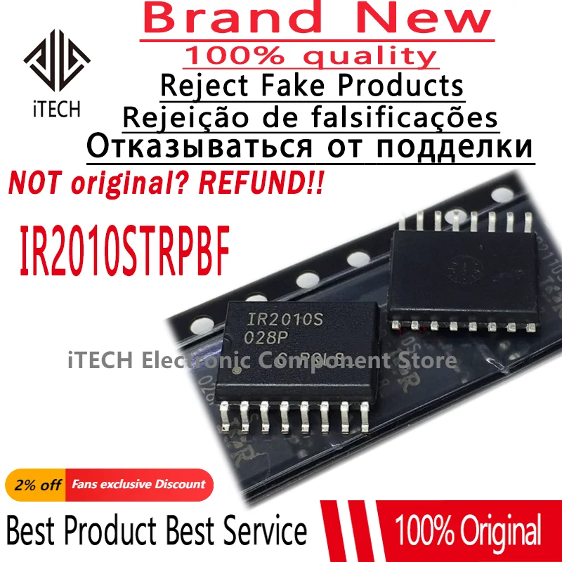 

(10-100)pcs/lot Original IR2010STRPBF IR2010S SOP-16 Gate Drive IC 100% New and Genuine