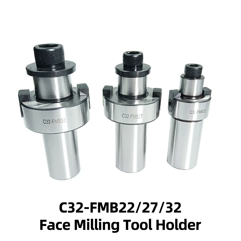 C12 C16 C20 C25 C32 FMB Straight Shank Face Mill Tool Holder FMB22 FMB27 FMB32 For 300R 400R KM12 Milling cutter head Tools CNC