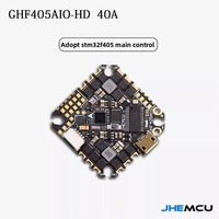 JHEMCU GHF405AIO-HD F4 AIO Flight Controller 40A BLHeli_S ESC Built-in OSD - 2-6S for FPV Toothpick Racing Professional Drones