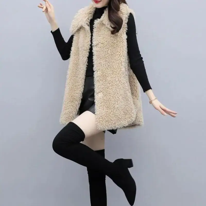 

Hot2026 New American Style Stylish Sweet Cool Design Vest Jacket for Women In Winter Small Soft Comfort Cold Resistant Warmvest