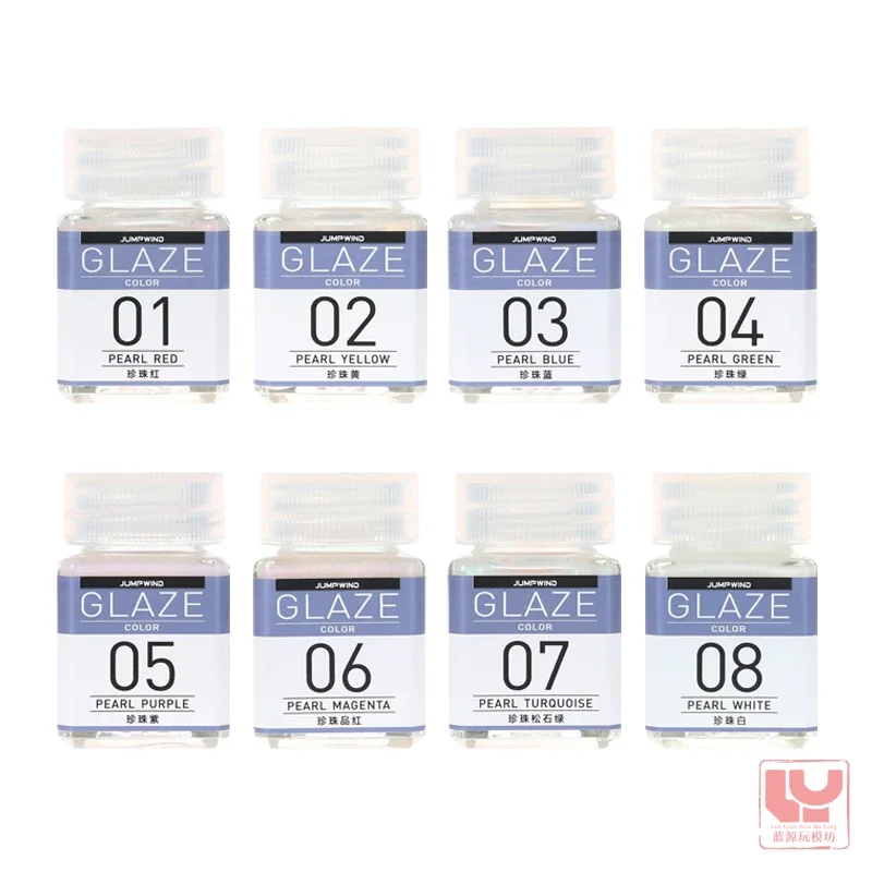 

Краска для модели JUMPWIND GLAZE Pearl Color Series 18 мл Краска для фигурок JWGC01-12