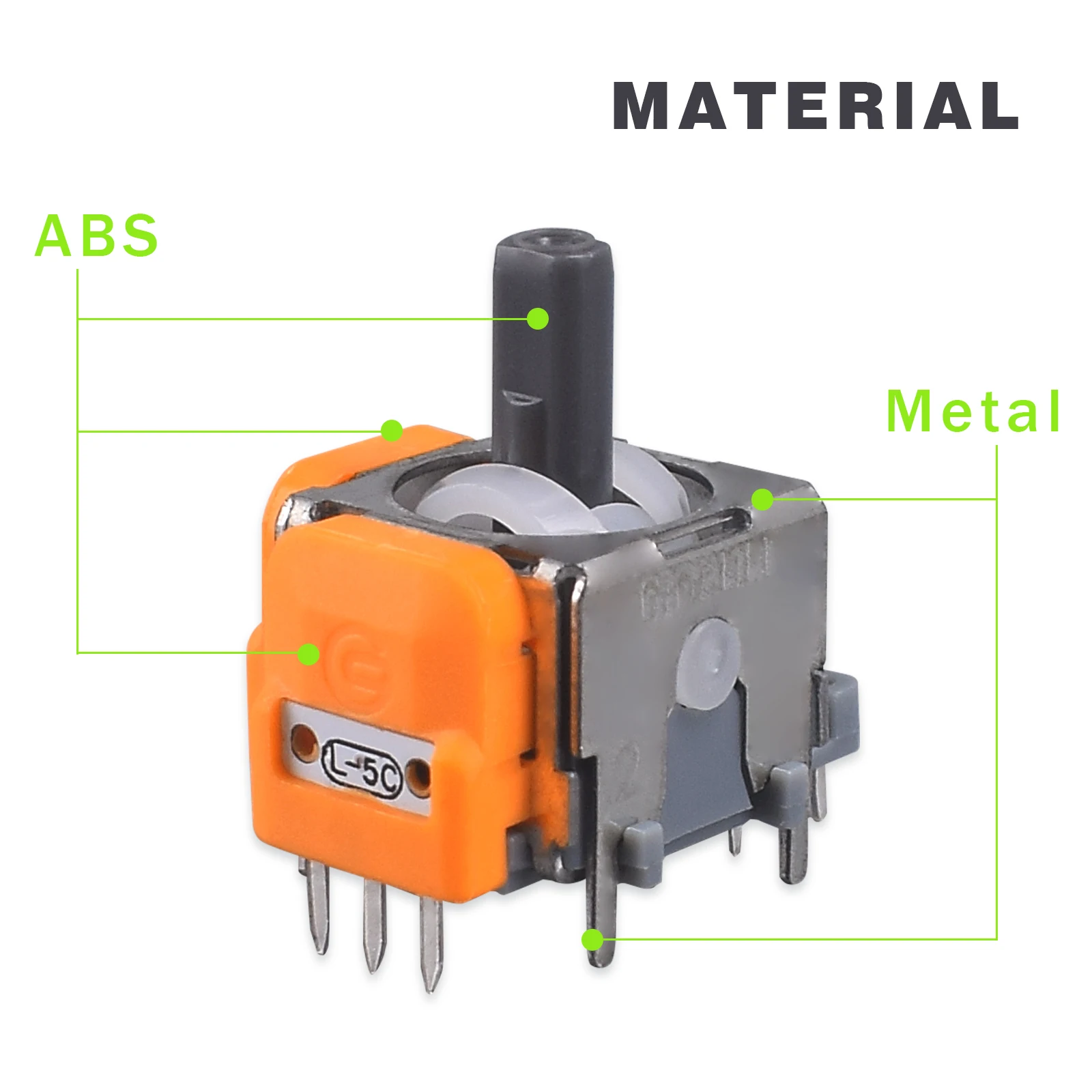 Сменный 3D-аналоговый джойстик с эффектом Холла для Playstation 5, контроллер DualSense PS5, комплект запасных частей для джойстика