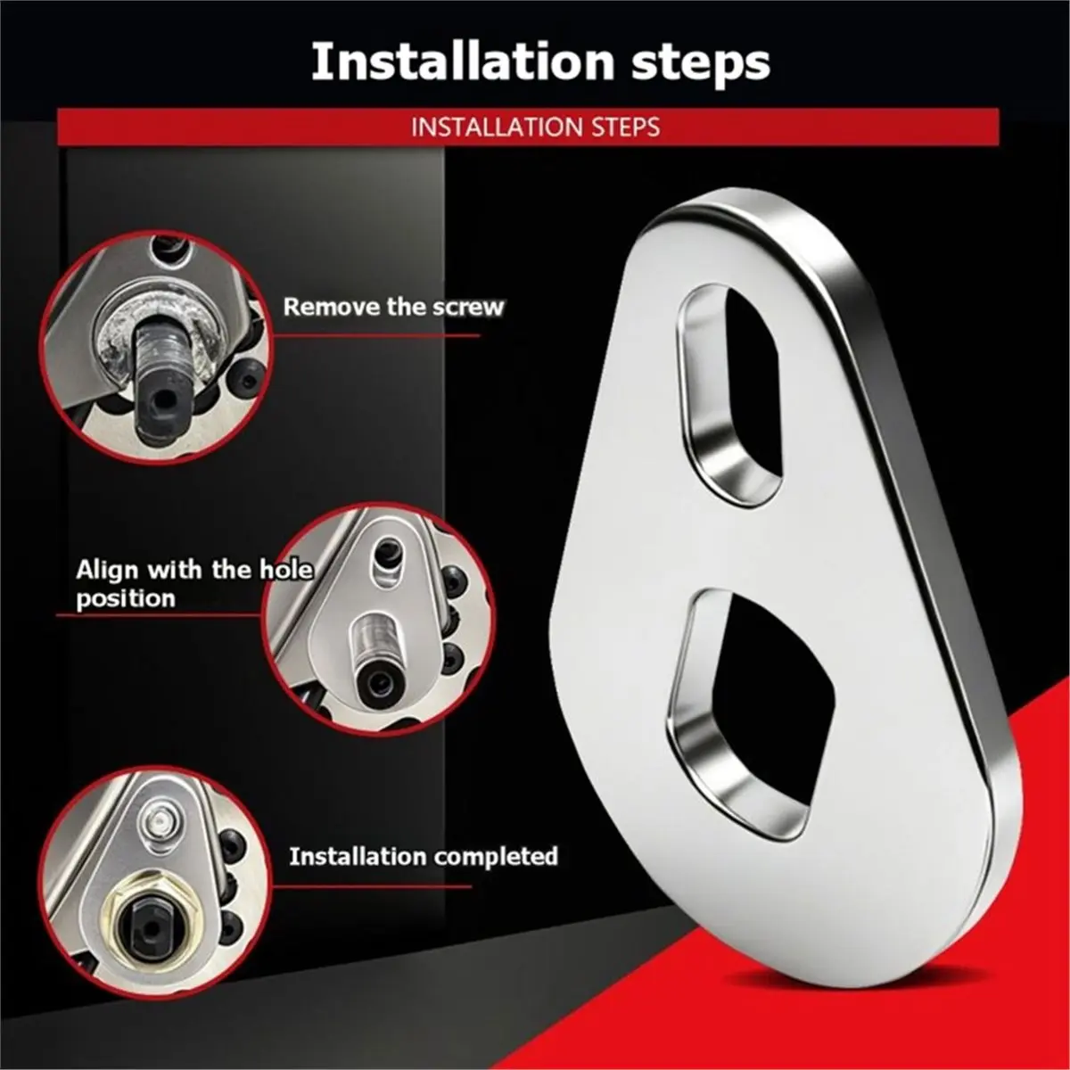 【MUST-HAVE LIST】 Electric Bicycle Conversion Parts: M14 Two-Hole Torque Arm-Universal Torque Arm for Motor Mounting.
