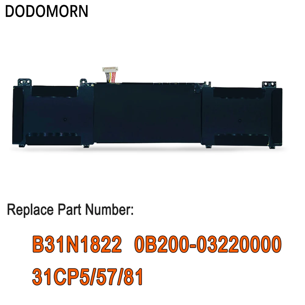 Imagem -02 - Dodomorn-bateria do Portátil para Asus Zenbook Flip 14 B31n1822 Q406 Q406d Ux462 Tm420ia-ec093t Ux461fn-e1029t Série B31bi2h