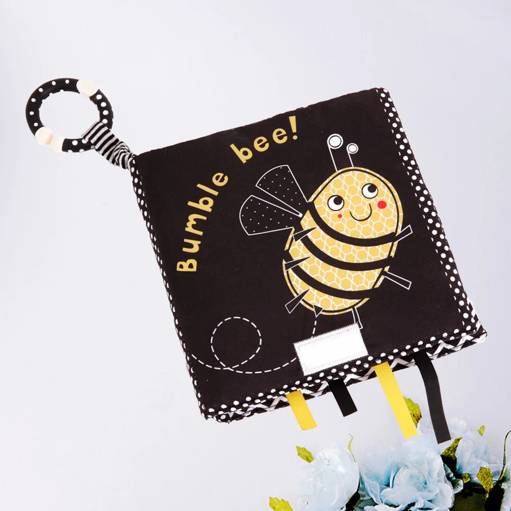 كتاب قماش صوتي ثلاثي الأبعاد للنسيج الكرتوني للتعلم المبكر هدية تعليمية للأطفال الرضع والتنمية الفكرية #2