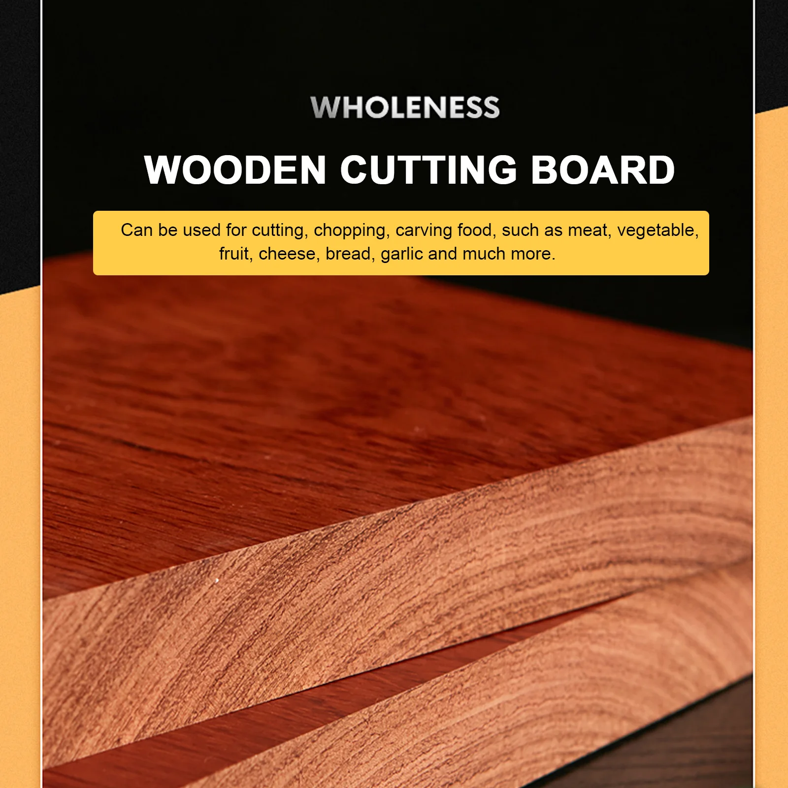 

Wooden Cutting Board Chopping Block Kitchen Breadboard Double Sided Vegetable Plate Food Safe Wooden Boards