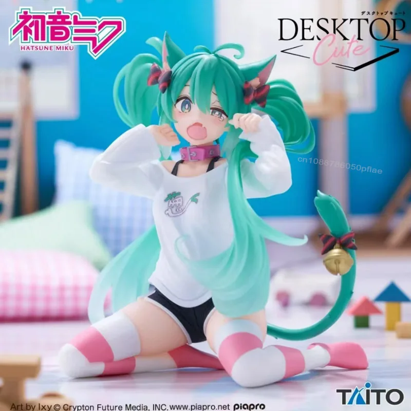 In Stock Original Action Figure 13cm Taito Hatsune Miku Desktop
