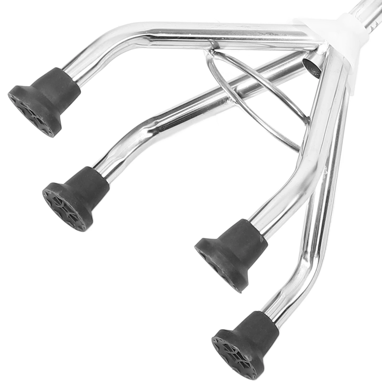

Adjustable Four-Legged Walking Cane Stainless Steel Detachable Rubber Grip For Elderly Outdoor Hiking Trekking Pole Senior