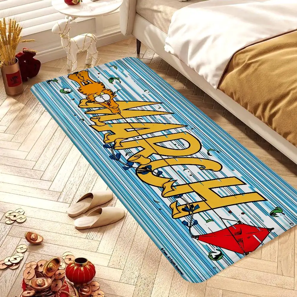 G-GARFIELDS Bathroom Mat INS Style Soft Bedroom Floor House Laundry Room Mat Anti-skid Welcome Doormat
