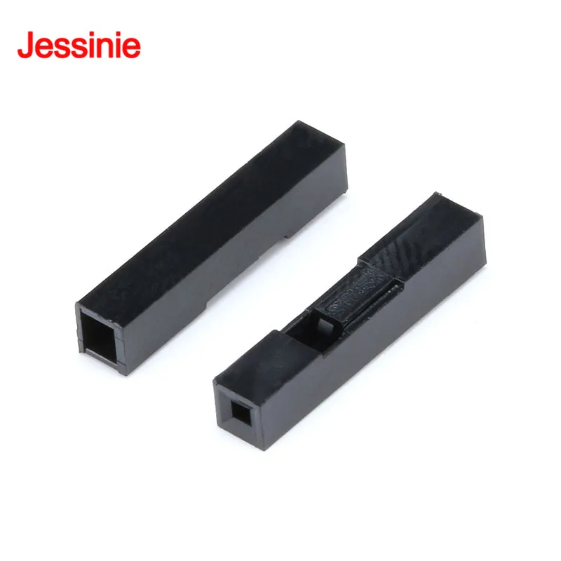 200Pcs/50pcs Dupont Head 2.54mm 1P 1X1P Dupont Plastic Shell Pin Head Connector Jumper Wire Cable Housing Plug Female