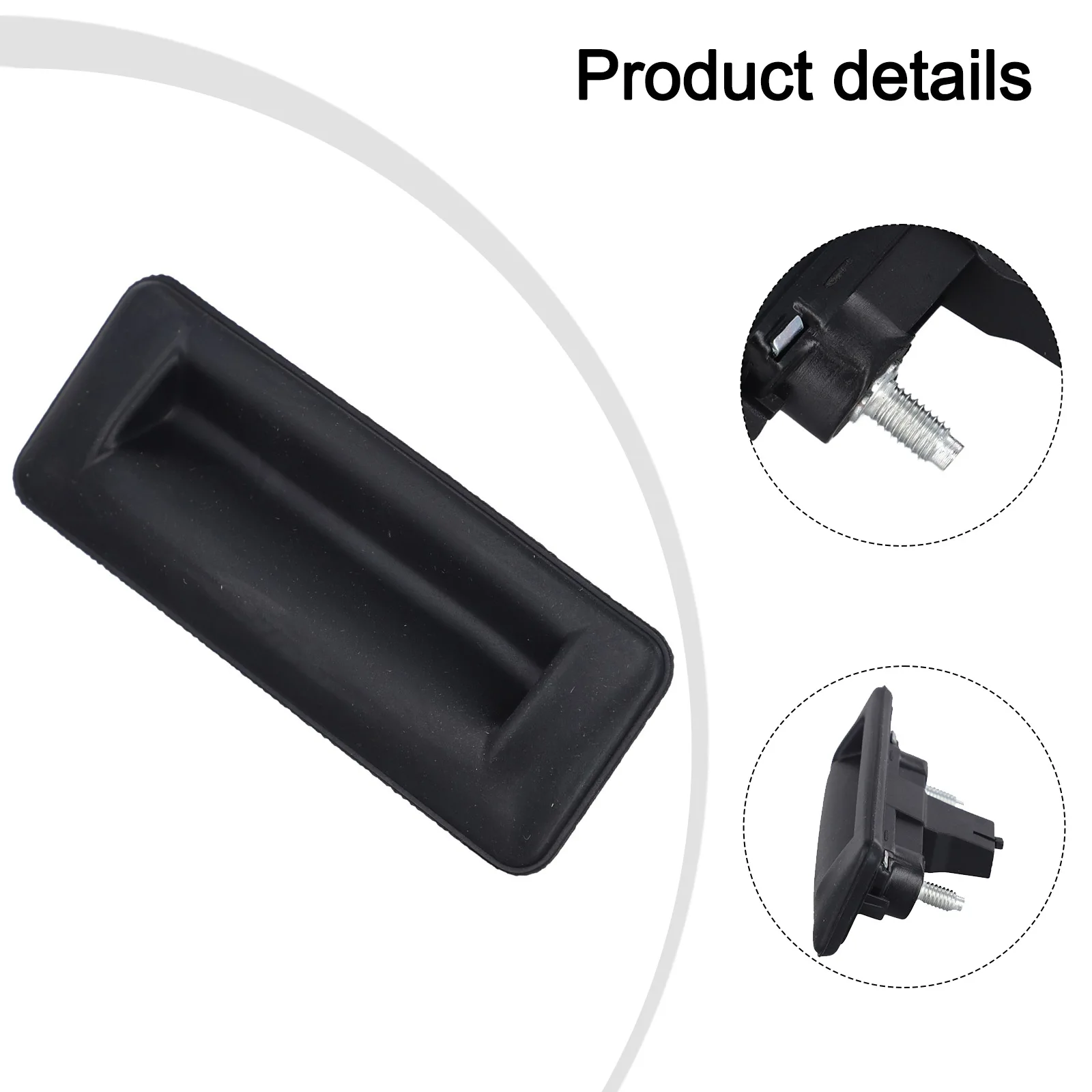 Car Boot Lock Car Maintenance Boot Lid Lock Release Rear Trunk Lock Switch Plastic Material Rear Placement For A1 2011-2016