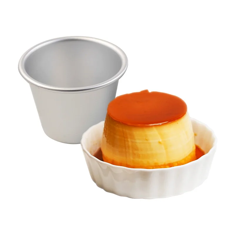 Baking tools 10pcs pudding mould aluminium cake mold individual baking cup leche flan mold cupcake mold muffin DIY home baking