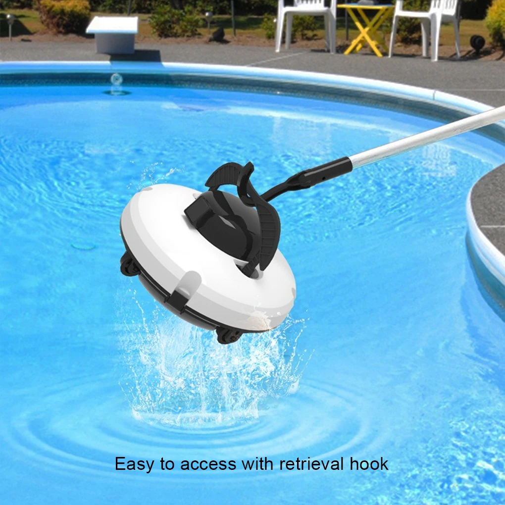 Fully Automatic Pool Cleaning Robot Wireless Smart Pool Robot Underwater Vacuum Cleaner for Flat Ground Pools