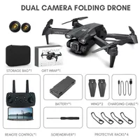 Popular H66 remote control drone 4K HD aerial photography dual lens optical flow positioning remote control quadcopter electric